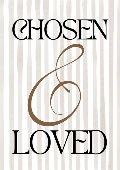 Affiche CHOSEN & LOVED