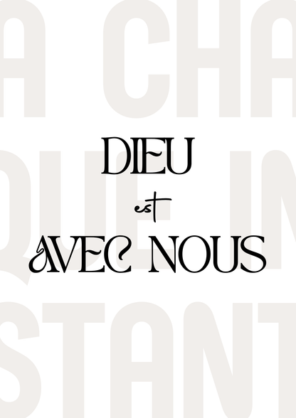Affiche DIEU AVEC NOUS