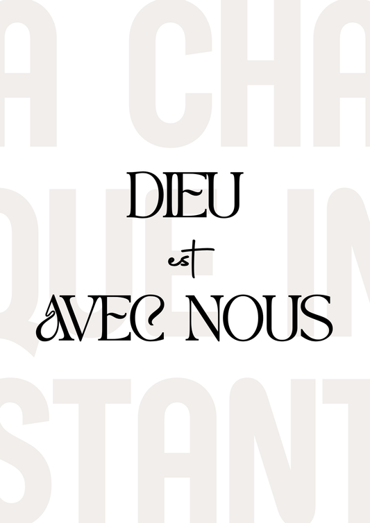 Affiche DIEU AVEC NOUS