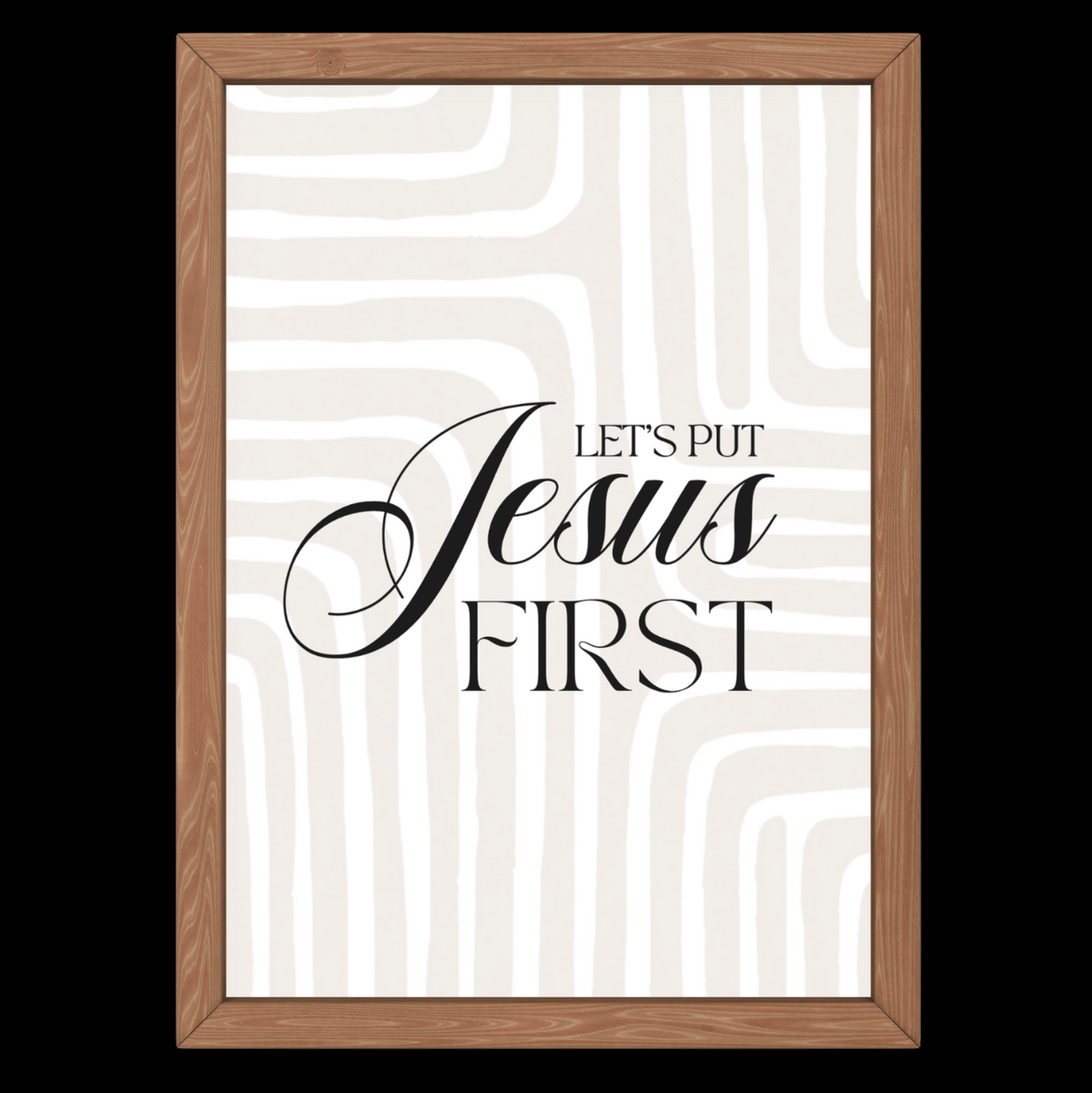 Affiche JESUS FIRST