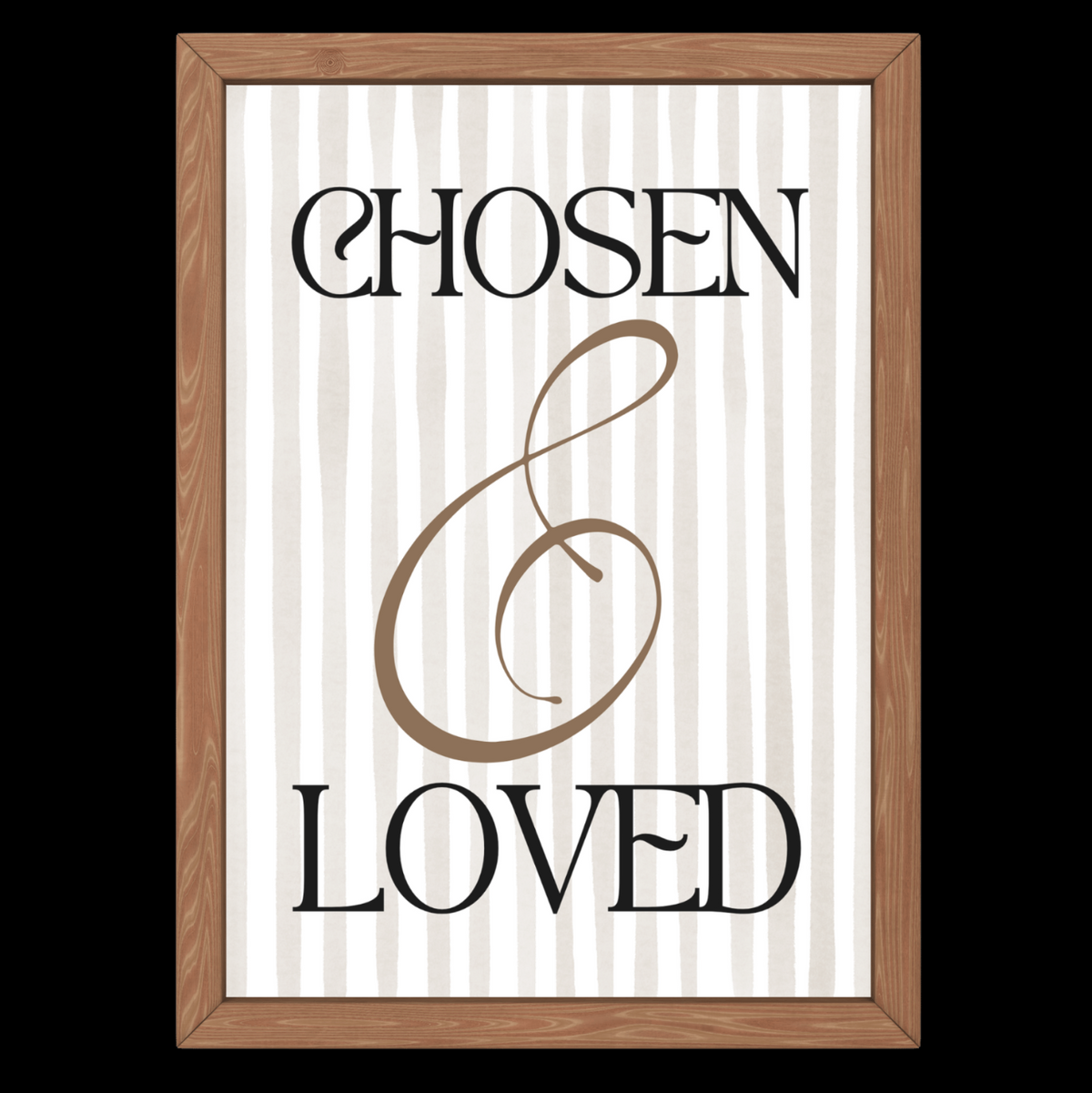 Affiche CHOSEN & LOVED